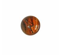 Aashita Creations Natural Tiger Eye Mini Sphere Ball, 30mm Pocket Mini Crystal Sphere Ball for Reiki Healing 25-30 Gm Approx,Brown