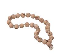 Aashita Creations Rosario original Tulsi Jap Mala para pureza y antitoxificación (pequeño, 27 cuentas)