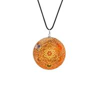 Aashita Creations Seven chakra Healing Crystal Pendant, Unisex Pendant, Crystal Chain Necklace, Crystal Locket (Pencil Shape)