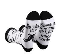 AATOP 2 pares de calcetines Jiu Jitsu para niña, Jiu Jitsu, BJJ, artes marciales, regalo de taekwondo, calcetines deportivos de combate para mujer, Mucho más fresco 2s, Altoa única