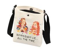 AATOP Bolsa cruzada inspirada en programas de televisión de terror para fanáticos de la serie de televisión, regalo para mejor amigo, bolsa de hombro, Boyfriends Lie Cb2