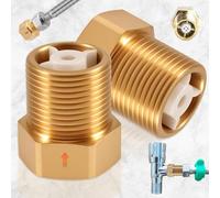 Aatpuss 2 Piezas Antirretorno de Latón de 3/4 Pulgadas, Válvula de Retención de Latón 3/4'' Para Inodoro, Válvula de Retención de G3/4" Para Aguas Residuales de Bomba de Inodoro