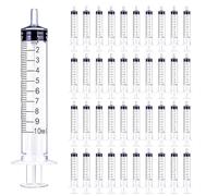 Aatpuss 40 Piezas Jeringuilla, Jeringa de Plástico con Medición, Jeringa de Plástico sin Aguja, Adecuada para Líquidos de Medición, Alimentación de Mascotas