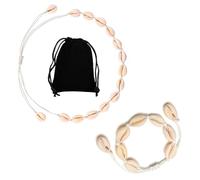 Aatpuss Collar De Conchas, Conchas Conjunto Collar, Joyería De Playa, Concha, Pulseras, Collar De Para Niña y Dama, Concha