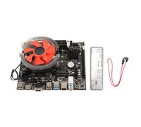 Aatraay Juego de Placa Base B75, CPU Core I5 3470, 8 GB de RAM DDR3 con Ventilador de Refrigeración para PC de Sobremesa, Fuente de Alimentación Trifásica, Soporte SSD M.2, Puertos USB