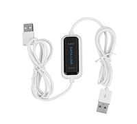 Aatraay LK Cable de Transferencia de Datos USB de PC a PC 17 × 11 × 3 USB 2.0 en Línea PC Portátil a PC Cable de Transferencia de Archivos de Enlace de Datos Bridge EC