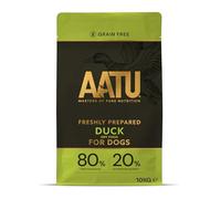 AATU 80/20 Comida Seca para perro, Pato, Alto en proteínas, Receta libre de cereales, Sin ingredientes artificiales, 10 kg