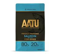 AATU 80/20 Comida Seca para perro, Salmón, Alto en proteínas, Receta libre de cereales, Sin ingredientes artificiales, 10 kg