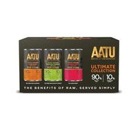 AATU 90/10 Comida Húmeda Premium Para Perros Adultos, Latas Surtidas 6x400g | Elaborado Con 8 Super Nutrientes e Ingredientes Naturales. 90% Carne. Sin Cereales, Gluten Ni Conservantes.