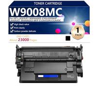 aauot Cartucho de Tóner de Alta Capacidad Compatible para HP LaserJet Managed E50145DN MFP E52645DN E52645C Impresoras, Transparentes y Duraderas,Black