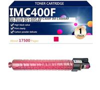 aauot Cartucho de Tóner de Alto Rendimiento para Ricoh IM C300F IM C400F IM C400SRF IM C401F IM C401SRF Impresoras, Impresión Nítida, 4 Colores,Magenta-1 Pack