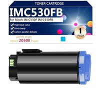 aauot IMC530FB Cartuchos de Tóner Compatibles para Ricoh IM C530F e IM C530FB Impresoras, de Alto Rendimiento 20500 Páginas, Impresión de Alta Definición,Cyan-1 Pack