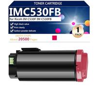 aauot IMC530FB Cartuchos de Tóner Compatibles para Ricoh IM C530F e IM C530FB Impresoras, de Alto Rendimiento 20500 Páginas, Impresión de Alta Definición,Magenta-1 Pack