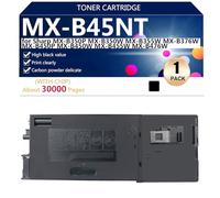 aauot MX-B45GT Cartuchos de Tóner para Sharp MX-B350P MX-B350W MX-B355W MX-B376W MX-B450P MX-B450W MX-B455W MX-B476W Impresoras, para Escuelas, Hospitales y Bancos, 30000 Páginas,Black-1 Pack