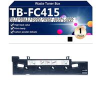 aauot TB-FC415 2010AC Caja de Tóner Residual de Alto Rendimiento Compatible para Toshiba E-Studio 2000AC 2010AC 2050C 2051C 2500AC 2510AC 2550C 2551C 2505AC Impresoras, Clear and Sharp,Black-1 Pack