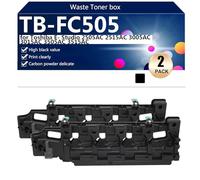 aauot TB-FC505 Reemplazo de la Caja de Tóner Residual TB-FC505 para Toshiba E- Studio 2505AC 2515AC 3005AC 3015AC 3505AC 3515AC Impresoras ,2*Black