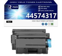aauot Unidad de Tambor Remanufacturado 44574317 de Alto Rendimiento | Compatible para OKIE ES5112 ES4132 ES4172 ES4172LP ES4192 ES5162 ES5162 Impresoras,Black-2 pack