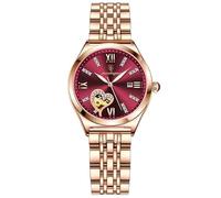 AAVEDA Relojes de lujo para mujer, relojes de pulsera casuales de cuarzo, acero inoxidable, estilo simple, resistente al agua, elegantes relojes para mujer, S0.6x4.5, Pulsera