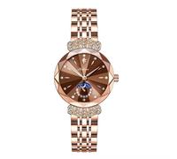 AAVEDA Relojes de vestir elegantes para mujer, diamantes de moda, acero inoxidable, resistentes al agua, relojes de cuarzo para mujer, S0.6x4.5