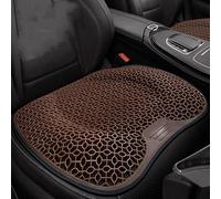 AAWEI Cojín Asiento Coche para Mitsubishi Outlander (CU CW GF/GG 2001-2025 2026),Alfombrilla De Gel Panal 3D Transpirable,Protector Silla Interior Refrescante,Brown