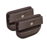 AAWEI Organizador De Almacenamiento De Gap Asiento De Coche para Alfa Romeo GTV 1995-2005 916,Bolsa De Almacenamiento para Huecos De Asiento De Coche,Organizador Gap Asiento Coche,2 Pcs Brown