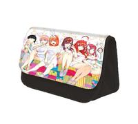 Aayahakawa Estuche de dibujos animados The Quintessential Quintuplets, caja de papelería escolar, papelería de anime, gran capacidad, estuche de papelería, regalo para fanáticos del anime, Tipo 4,