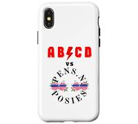 AB/CD vs Bolígrafos y Posies Rock n Roll Bebés, Niños y Niños Carcasa para iPhone X/XS