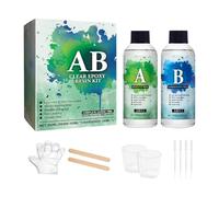 AB Glue, Clear Epoxy Adhesive, Quick-Dry Strong Bonding Formula, Heavy-Duty Waterproof Repair Solution, Multipurpose Glue Set for Home, Office, Restaurant, Apartment, and Workshop Use