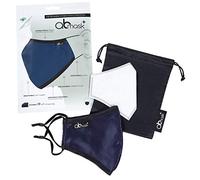 AB Mascarilla facial antibacteriana reutilizable, ajustable y lavable El tejido antibacteriano Sterileyes mata el 99,99% de las bacterias en contacto, tejido suave y transpirable