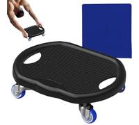 Ab Roller Board, Silent Abdominal Trainer with Mat, 12.6x10.63x3.54 inches Adorable Full Body Workout Tool, Home Gym Workout Ab Wheel for Fat Burning, Tummy Weight Control