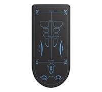 Ab Roller Exercise Mat | Crystal Velvet, 495g, 150x60cm | Thick Knee Pad For Fitness Wheel | Yoga Kneeling Mat For Men Home Gym Workout