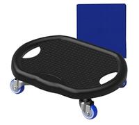 AB Rollerr Board - Tabla de equipo de entrenamiento con alfombrilla | Rueda de agarre antideslizante | Tabla de rueda abdominal, control de peso abdominal para quemar grasa de cuerpo completo para