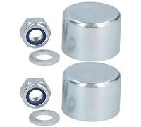 AB Tools 2 unidades de repuesto de 35 mm Erde Daxara tapa de buje de remolque cubierta de grasa tuerca de bloqueo