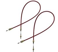 AB Tools 2 x Cable de Freno de Remolque de Acero Inoxidable para Sistemas Knott Ejes Funda Exterior 1130mm