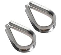 AB Tools Dedal de empalme de cuerda para dedales de barco de 3 mm de cuerda y alambre empalmado 316 Marine A4