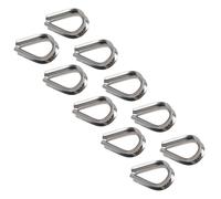 AB Tools Dedales de empalme de cuerda para dedales de barco de 3 mm y cable 316 Marine A4, paquete de 10 unidades