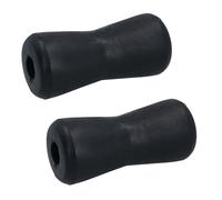 AB Tools Rodillo de goma en V para remolque, 127 mm, 19 mm, 2 unidades