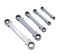 AB Tools-Toolzone Juego de llaves de carraca AF/Imperial SAE/Juego de llaves de tubo de 1/4" - 7/8" TE071