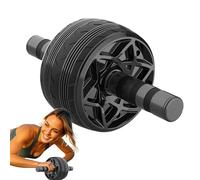 Ab Wheel - Entrenador abdominal para entrenamiento en casa | Equipo de entrenamiento de abdominales y abdominales para gimnasio en casa, rueda abdominal automática para entrenamiento de fuerza de