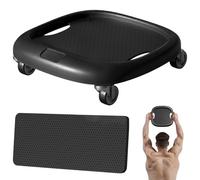 AB Wheel Wheel Wheel - 12.99 Roller Abs Wheel | Entrenador de núcleo compacto con almohadilla de rodilla 620 g de diseño resistente para entrenamiento de resistencia Equipo de ejercicios de fitness de