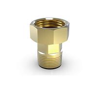ABA Beul 53005.236.2 1 conexión de tornillo hexagonal de latón de 1/2, 1 x 1/2