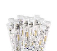 Aba Group 10 limas de uñas profesionales de media luna Flamingo 80/100 estándar,juego de limas de uñas, paquete seguro, duradero, empaquetado individual, manicura, fabricado en la UE, línea estéril