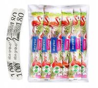 Aba Group Juego de 50 limas de uñas 100/180 Banana Slim Flamingo, paquete seguro, profesional