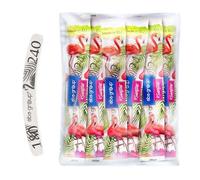 Aba Group Lima de uñas para uñas 180/240 plátano estándar flamenco paquete seguro, mejor calidad, juego de 100 unidades