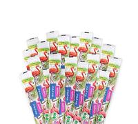 Aba Group Limas de uñas profesionales Ellipse Flamingo 180/240 estándar, juego de limas resistentes, para un solo uso, empaquetado individualmente, caja fuerte, fabricado en la UE "Paquete seguro"