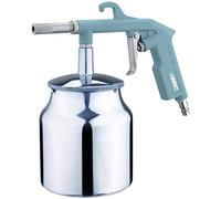 ABAC Pistola de Chorro de Arena G-560A - Tanque de aluminio 1 L - Boquilla 6 mm