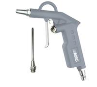 ABAC Pistola de Soplado de aire G-502 - Boquilla corta + Boquilla larga 10 cm - Presión máxima : 8 bares
