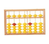 Ábaco - Ábaco de Madera para Niños Matemáticas, 7 Varillas de Aula con Cuentas Antideslizantes y Cuerda para Colgar, para Maestros para Escuela Primaria