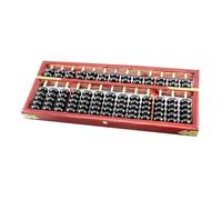 Ábaco de 13 dígitos, Ábaco de madera tradicional, juguete educativo, 13 columnas, 7 cuentas, calculadora de educación matemática para enseñar herramienta de matemáticas de madera