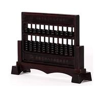 Ábaco de estilo vintage, Ábaco de madera, Ábaco Ábaco de sándalo de 11 posiciones Colección de regalos empresariales Ábaco con paquete de regalo base